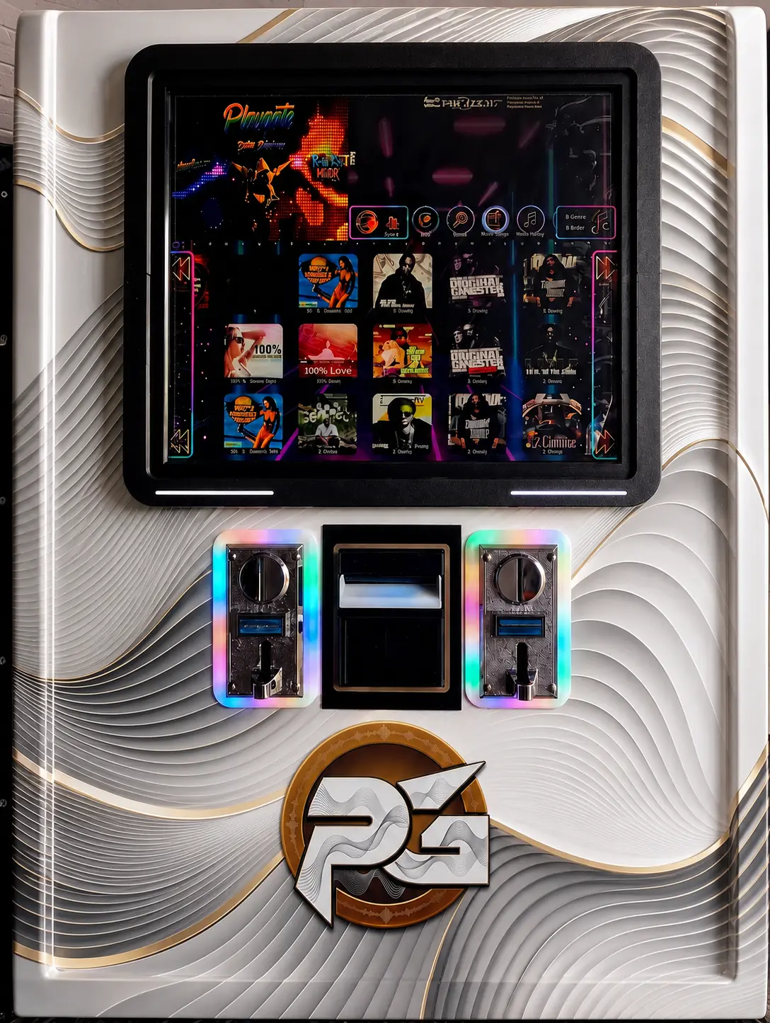 Pearl Line PlayGate digital jukebox front view