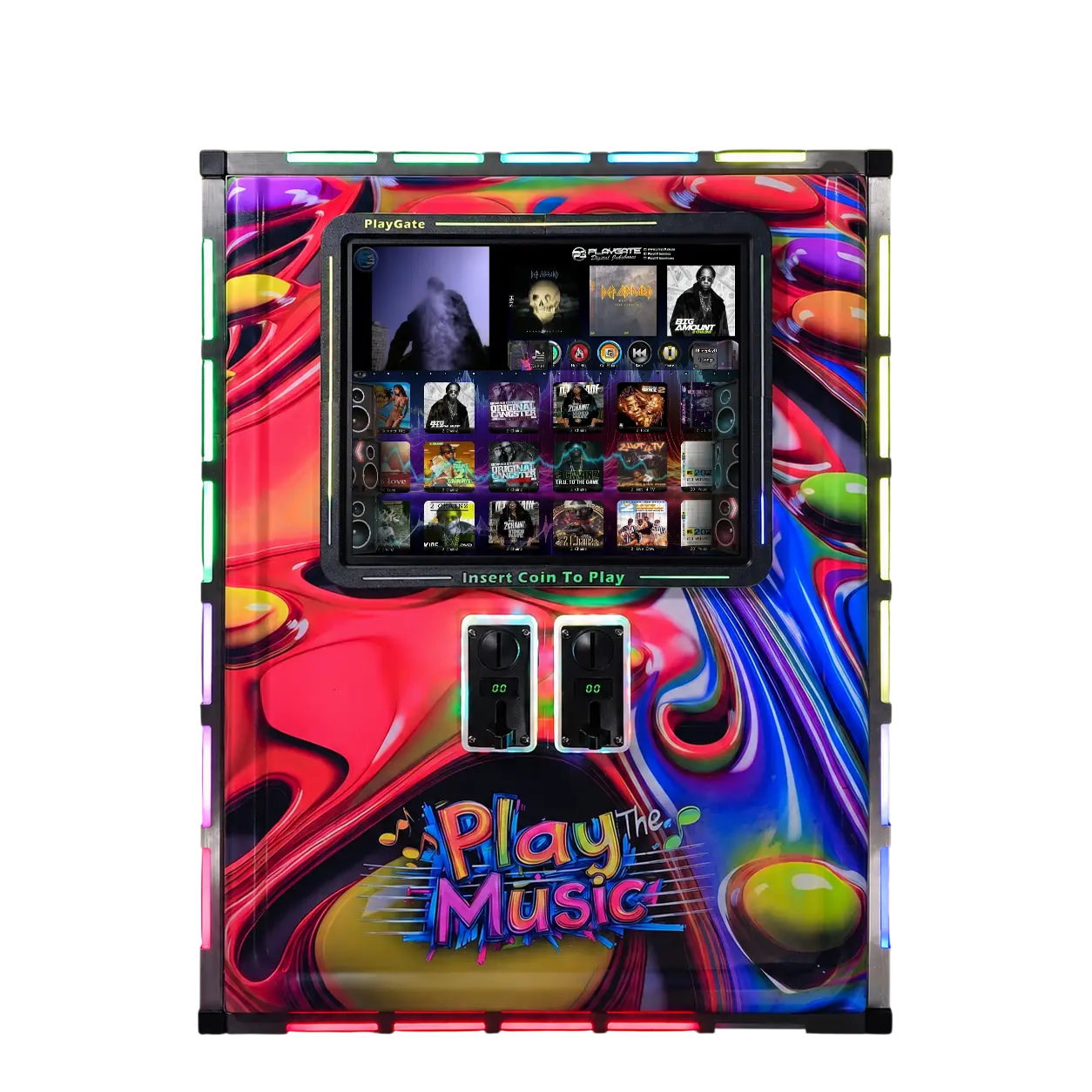 A vivid PlayGate digital jukebox